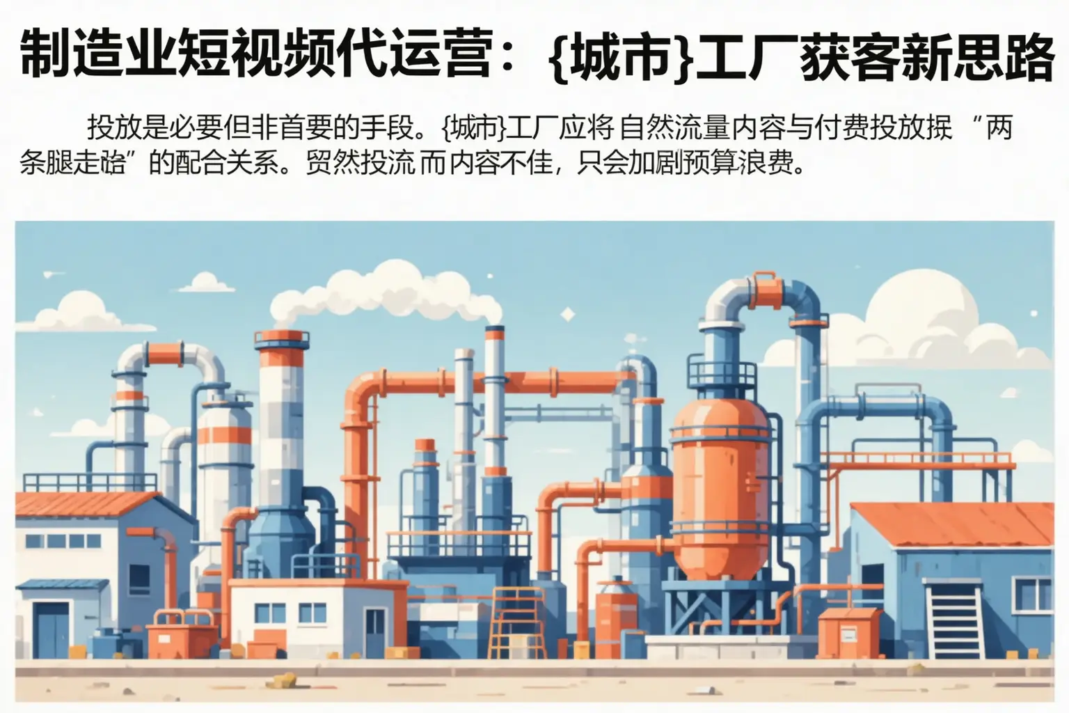 制造业短视频代运营：平桂工厂获客新思路