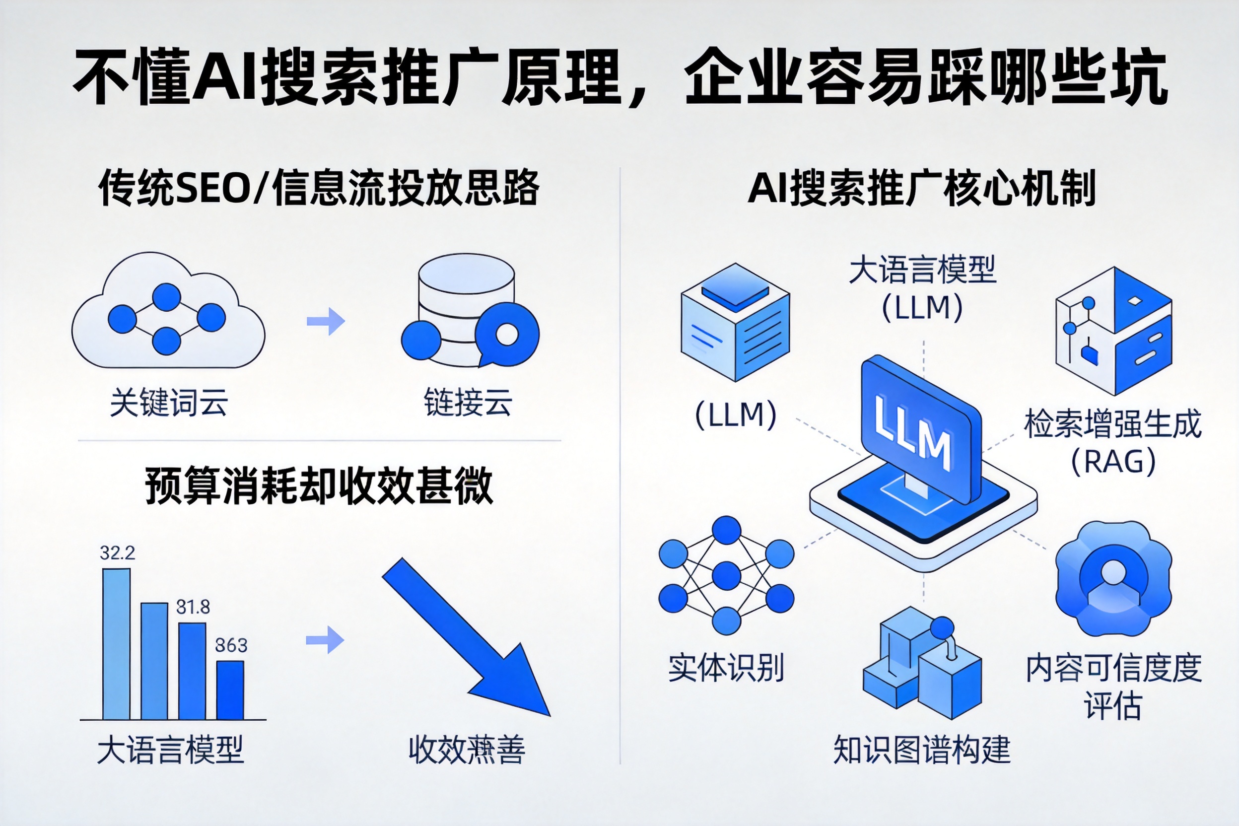 不懂AI搜索推广原理,平桂企业容易踩哪些坑
