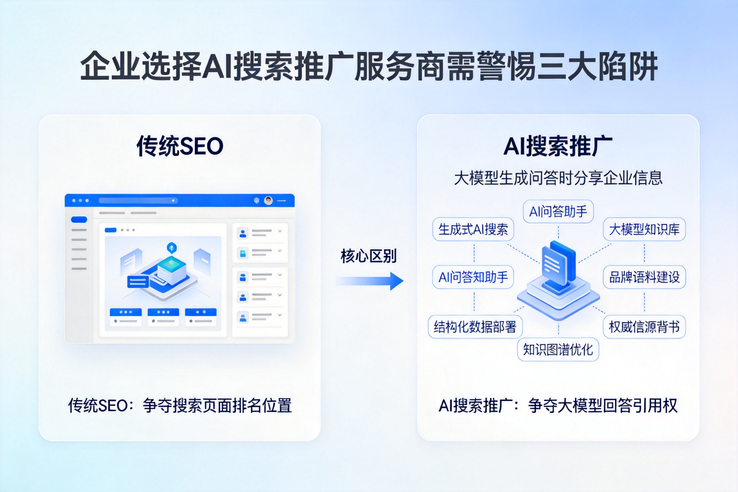 平桂企业选择AI搜索推广服务商需警惕三大陷阱