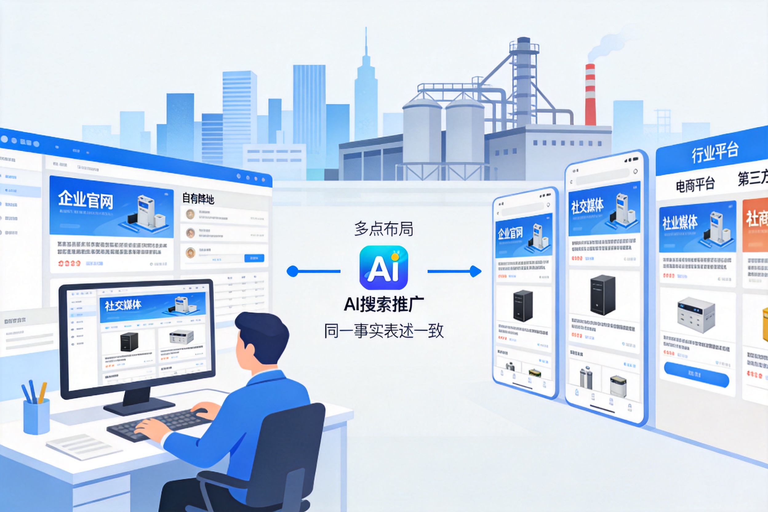 平桂制造企业怎样通过AI搜索推广获得精准客户