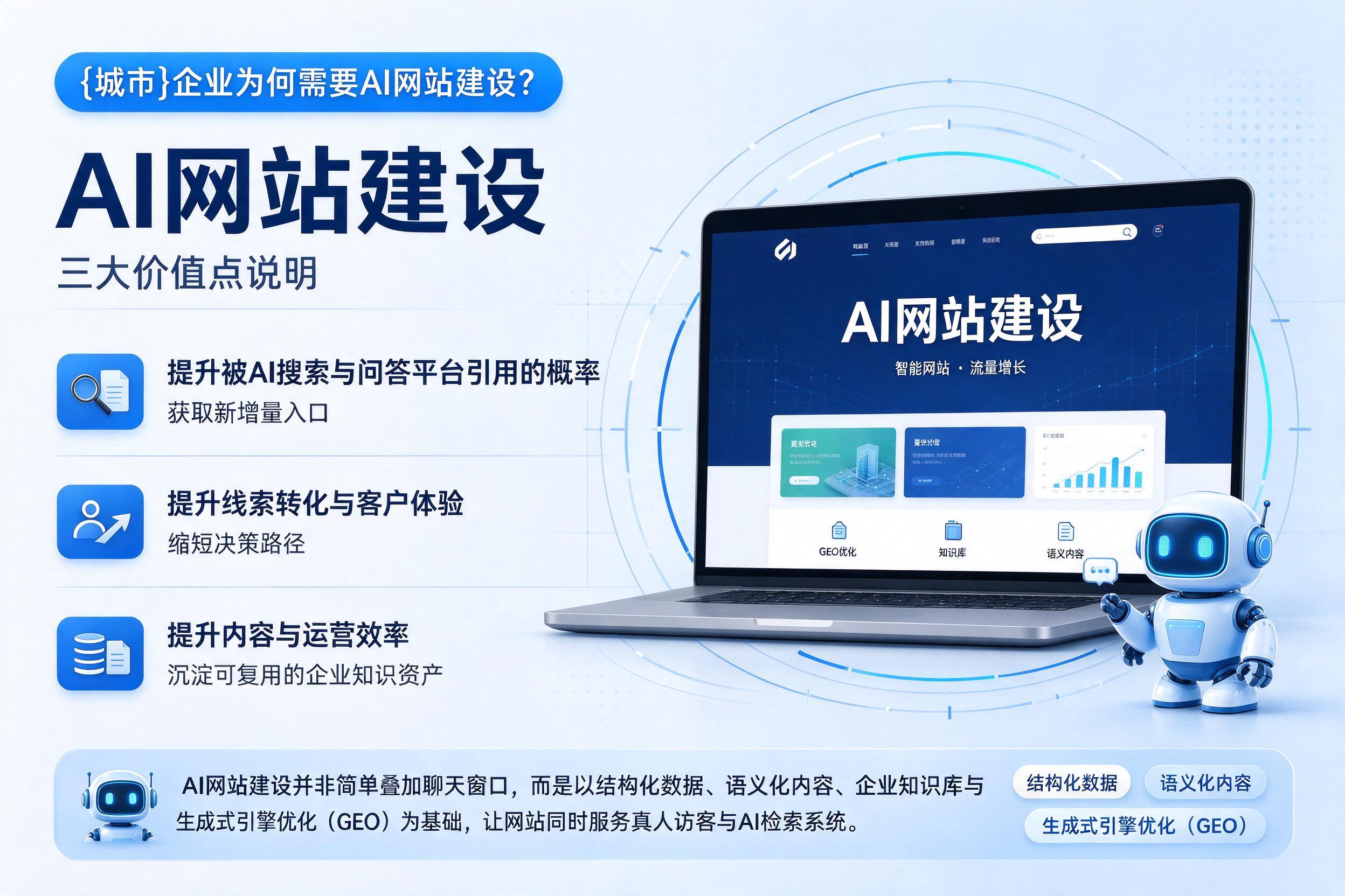平桂企业为何需要AI网站建设?三大价值点说明