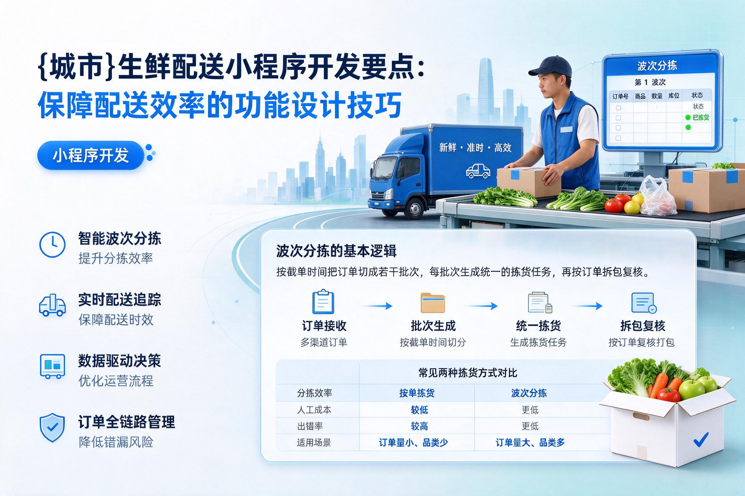 平桂生鲜配送小程序开发要点:保障配送效率的功能设计技巧